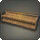 Rustic Log Bench